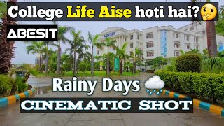 ABESIT GHAZIABAD 🤔  NEW VLOG  🌧🤩  A Normal Days In This College 🙂  ZHAND HOSTEL LIFE VLOGS [upl. by Odlabu]