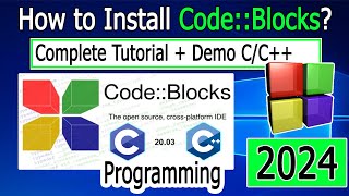 How to install CodeBlocks on Windows 1011  2024 Update  MinGW GCC Compiler for C C Programming [upl. by Anagnos]