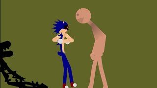 Sonic exe vs 12th dimensional body hive stickman animation battle [upl. by Dayle]