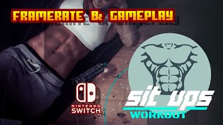 Sit Ups Workout  Nintendo Switch  Framerate amp Gameplay [upl. by Nnaeoj]