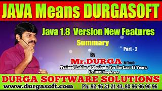 Java 18 Version New Features Summary Part2 by Durga Sir [upl. by Lilith549]