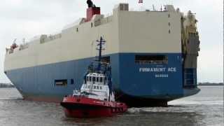 Car Carrier FIRMAMENT ACE in Bremerhaven [upl. by Mall]