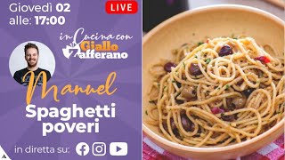 🔴 SPAGHETTI POVERI in diretta con Manuel [upl. by Yran]