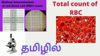 Total count of RBC in tamil  total count of RBC  RBC total count total RBC count தமிழில்part 1 [upl. by Hnad962]