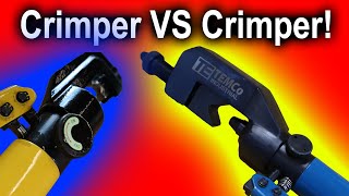 The BEST lug crimper on Amazon TEMCO vs Generic Yellow Crimper [upl. by Enaujed]