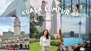 4 Days in Kuala Lumpur Vlog  KL Tower Alor Street Dataran Merdeka [upl. by Mori]