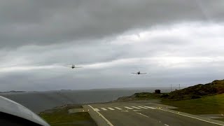 JMB Aircraft  VL3 Formation Start SvolværHelle Airport Lofoten Norway  The SKYMONKEYYYs [upl. by Latoya]