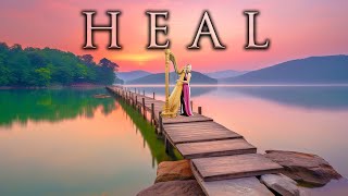 Healing Music 😌 Relaxing Harp Hymns 😌 Mending Waters in 4k [upl. by Eulaliah]