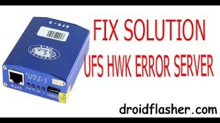 FIX UFS HWK ERROR SERVER UPDATE offline instal [upl. by Seamus136]