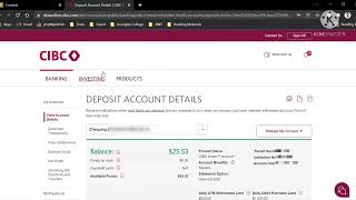 How to Get Void Cheque or Direct Deposit Form Online  CIBC Bank [upl. by Eeresed]