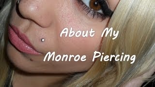 All About My Monroe Piercing First Week [upl. by Handal523]