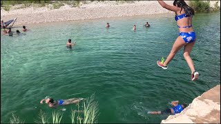 Upper Nueces River swimming [upl. by Mundford]