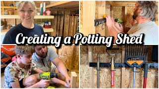 Creating a Potting Shed  Potting Shed Organization  Organize With Me [upl. by Allets641]