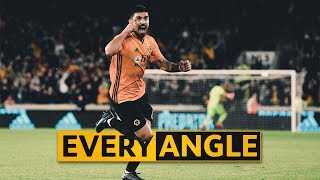 INCREDIBLE Neves goal v Manchester United  Every Angle [upl. by Thorpe]