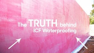 This Pink Stuff is The Secret to ICF Waterproofing [upl. by Darcy]