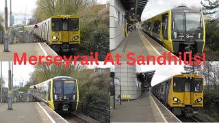 Merseyrail at Sandhills 2nd April 2024 [upl. by Regazzi]