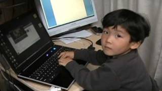 Worlds Fastest 4 Year Old Typist [upl. by Ardussi339]