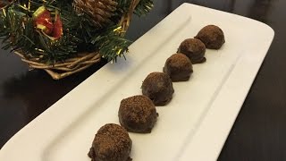 Chocolate Rum TrufflesChristmas Rum Balls [upl. by Bellina]