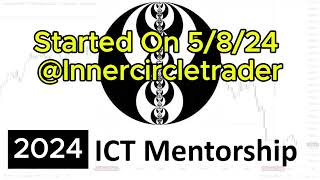 2024 ICT Mentorship Start 582024  ICT Motivation InnerCircleTrader [upl. by Haleemak]