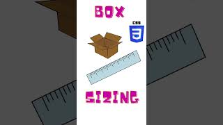 What’s BoxSizing Borderbox boxsizing borderbox html css frontendweb developer [upl. by Tarrsus]