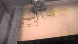 Laser Cutting Hardboard with the Epilog Mini [upl. by Kcirad900]