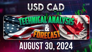 Latest USDCAD Forecast and Technical Analysis for August 30 2024 [upl. by Eisteb73]