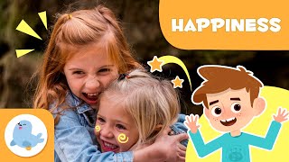 HAPPINESS 😁 What is happiness 😊 Emotions for Kids [upl. by Toni327]