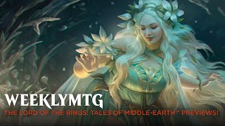 WeeklyMTG  The Lord of the Rings Tales of Middleearth™ Previews [upl. by Adah508]