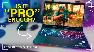 Is it even PRO enough  Lenovo Legion Pro 7i Review [upl. by Eenad231]