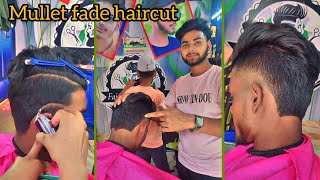 💈Mullet haircut ✂️ full tutorial video Mullet fade haircut 💈 faizanhairsalon [upl. by Dutch674]