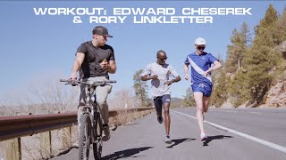 WORKOUT Edward Cheserek and Rory Linkletter Crush 10x1K on Lake Mary Road in Flagstaff AZ [upl. by Peterus876]