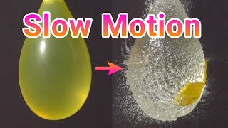 Water Balloons Look INCREDIBLE in Slow Motion  Popping Water Balloons in 1000fps Slow Motion [upl. by Barna]