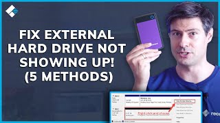 How to Fix External Hard Drive Not Showing Up [upl. by Clerissa]