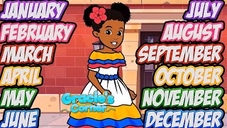 Months Of The Year Song  Nursery Rhymes and Kids Songs For Children [upl. by Lowis]