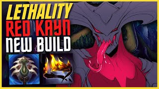 SEASON 14 LETHALITY RED KAYN NEW BUILD PATH  League of Legends [upl. by Bella]