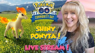 PONYTA COMMUNITY DAY Pokémon GO LIVE [upl. by Elora159]