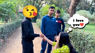 Proposing To Random Boy 😍 ll He said yes 🙈 ll RIYA VLOGS [upl. by Liba]