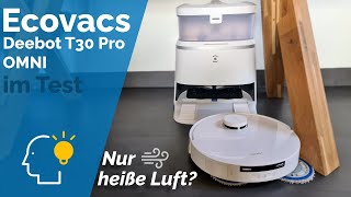 ECOVACS DEEBOT T30 PRO OMNI im Test Der ultimative Allrounder [upl. by Atneuqal]