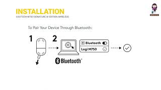 How to Connect and Use the Logitech M750 Signature AI Edition Wireless Mouse [upl. by Orimar202]