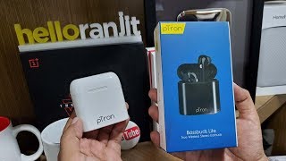 pTron Bassbuds Lite Budget Wireless TWS EarBuds Review [upl. by Atinehc]