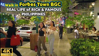 The RICH SIDE of the PHILIPPINES  FORBES TOWN BGC Walk Taguig city [upl. by Aldwin]