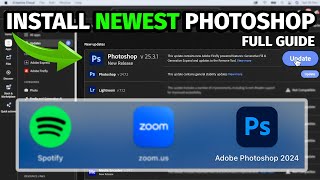 How to Update Photoshop to the 2024 Version of Adobe Photoshop CC  Update amp Install Guide 2024 [upl. by Lore]