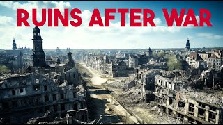 A Day in a Destroyed German City 1946  Documentary [upl. by Neened]