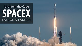 Watch live SpaceX Falcon 9 rocket launches 22 Starlink satellites from Cape Canaveral [upl. by Kihtrak]