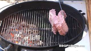 How to BBQ Grill Corned Beef Brisket  Recipe [upl. by Atazroglam]