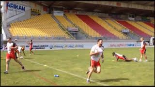 Entraînement vitesse et agilité  Dragons Catalans 2014 [upl. by Badr]