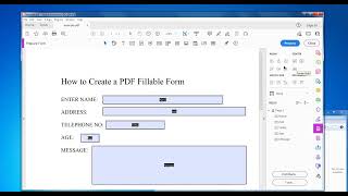 How to Create a PDF Fillable Form Easily amp Quickly in Adobe Acrobat [upl. by Gundry303]