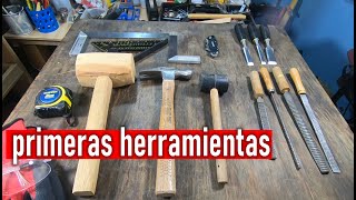 Herramientas BASICAS para CARPINTERIA  martillo maso y formón [upl. by Eerehs]