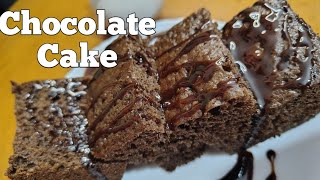 No Oven chocolate cake RecipeSimple Basic cake recipe [upl. by Bausch379]