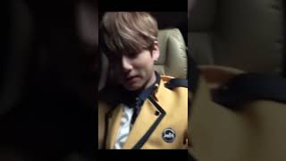 The kissing sounds on Jungkook’s graduation ceremony with only Tae on the back seat teekook [upl. by Atirihs406]